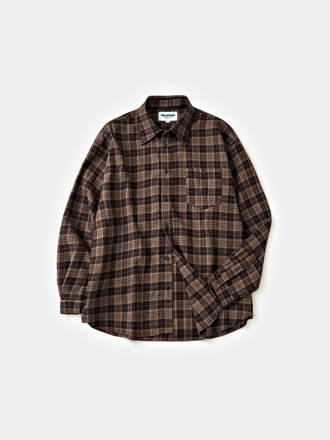 Soft Flannel Shirts (Check Brown)