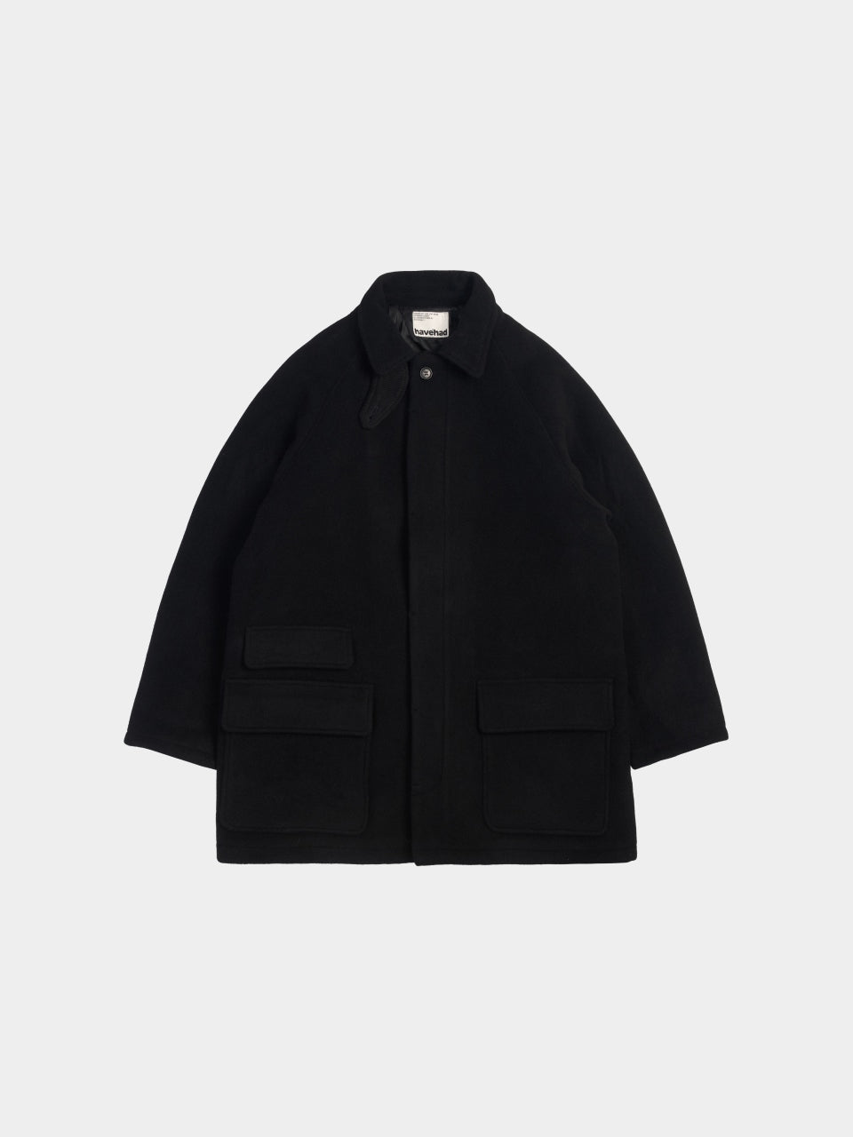 City Wool Half Coat (Black)