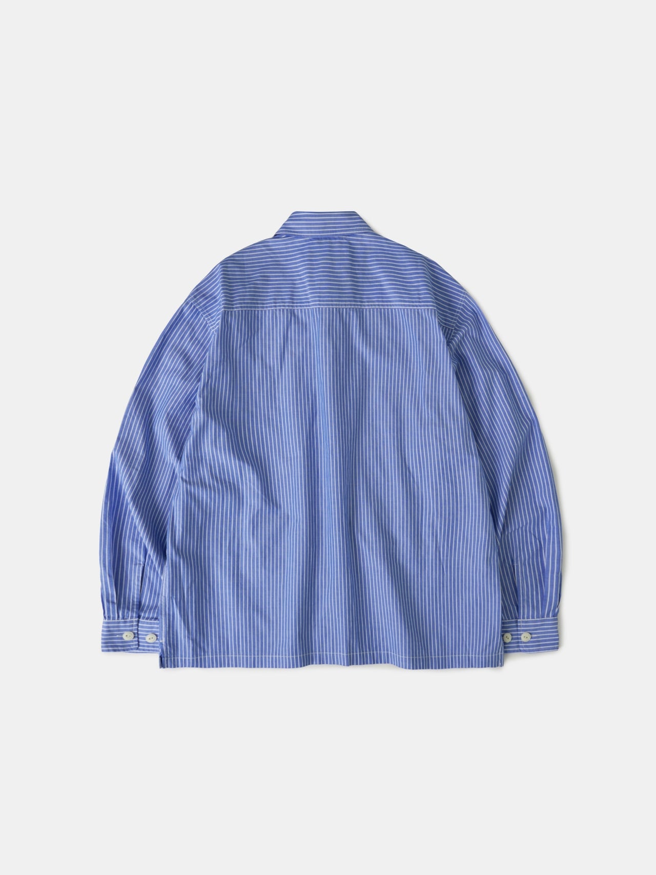 Field Pocket Shirt Jacket (Stripe Blue)