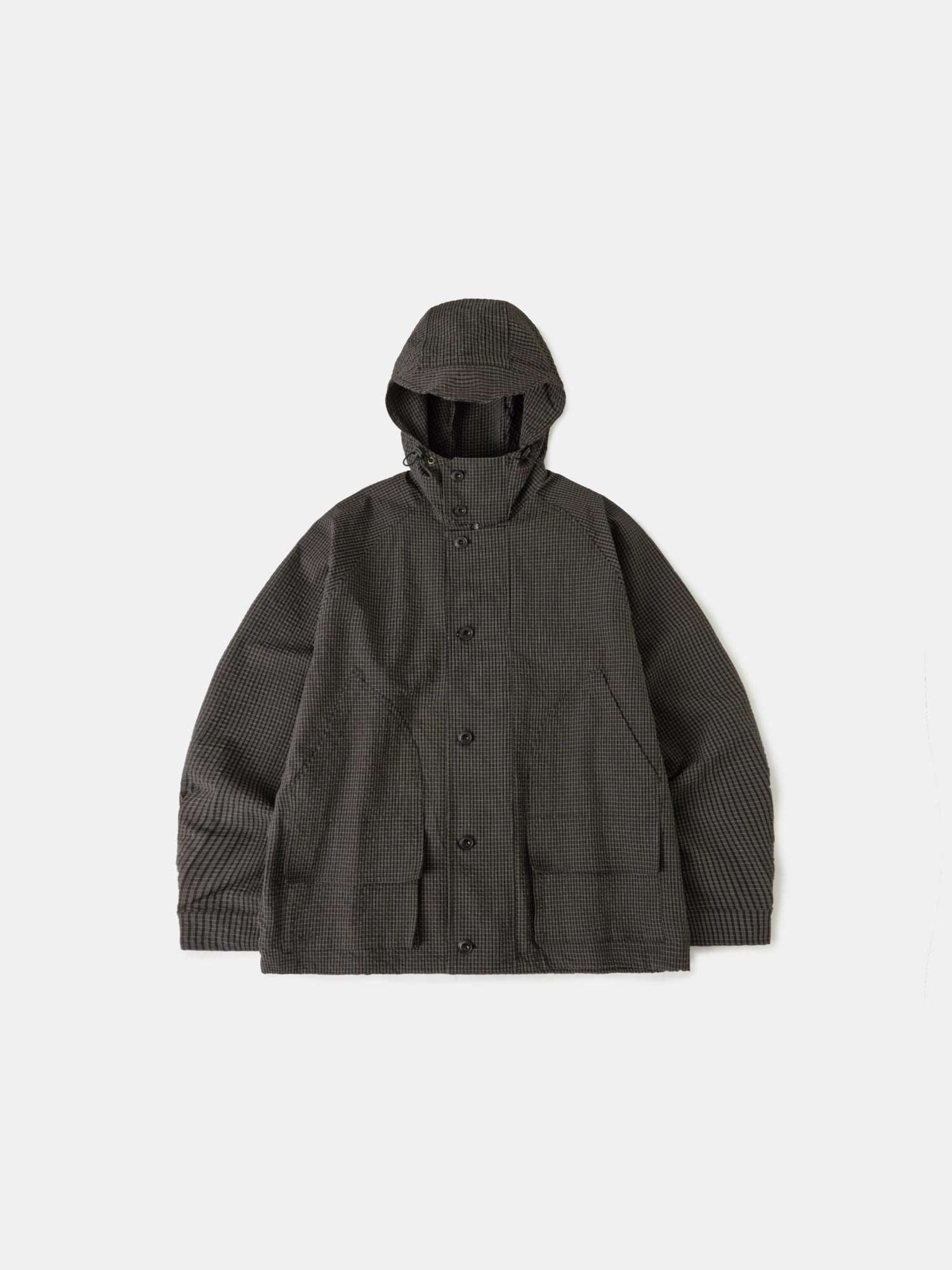 City Commuter Check Wind Jacket (Check Black) | Havehad