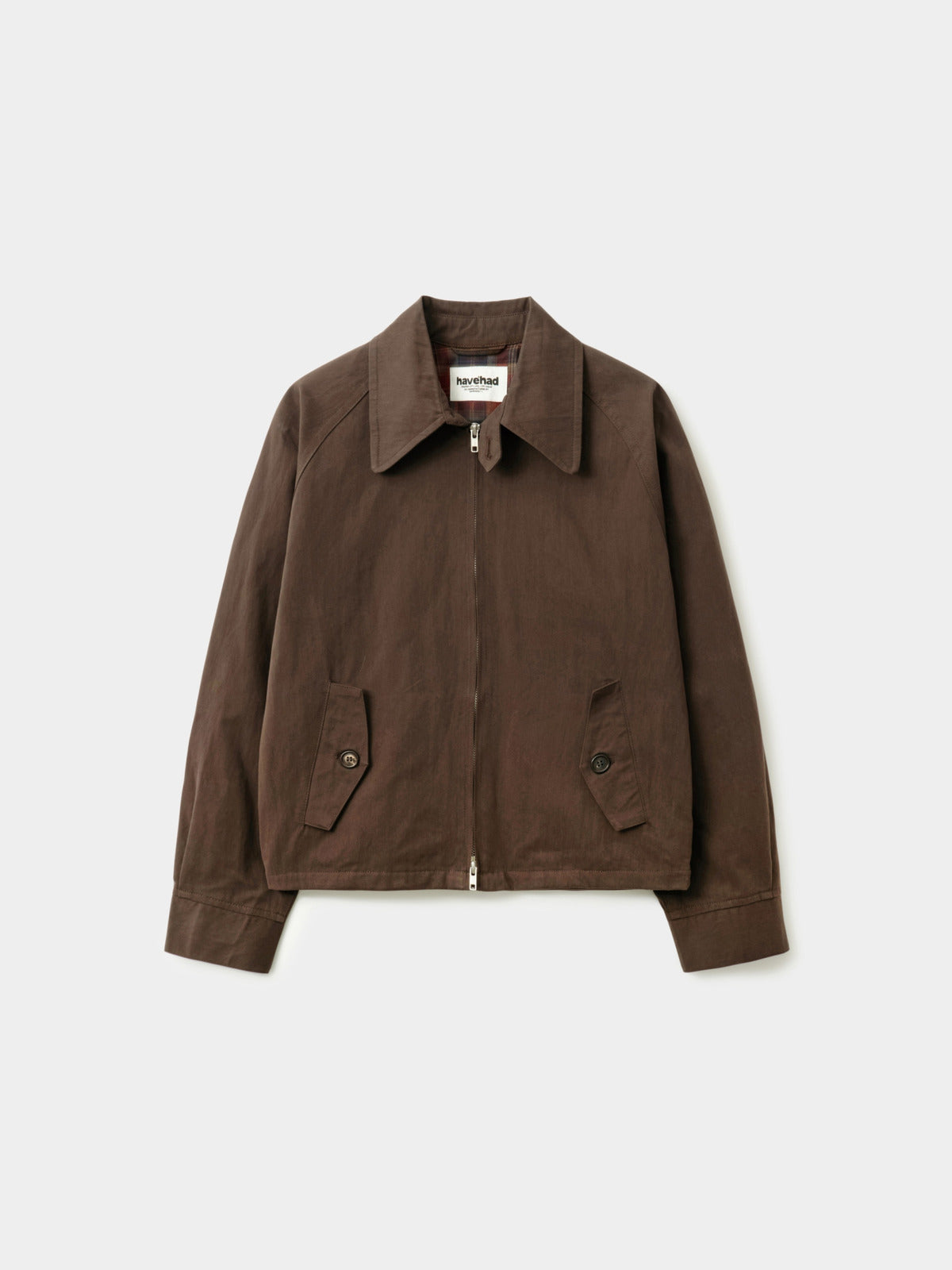 Glen Cotton Drizzler Jacket (Brown)