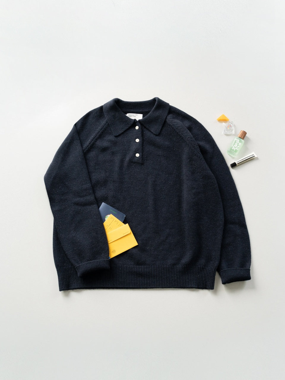 トップス havehad Yak Wool Collar Knit (Charcoal) Yak Wool Collar Knit (Navy) | Havehad