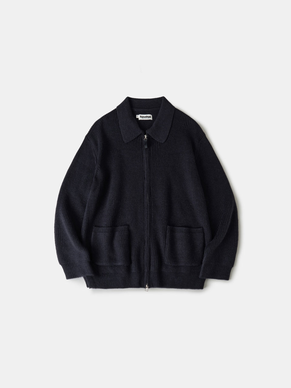 2way Zip-up Cardigan (Navy) | Havehad