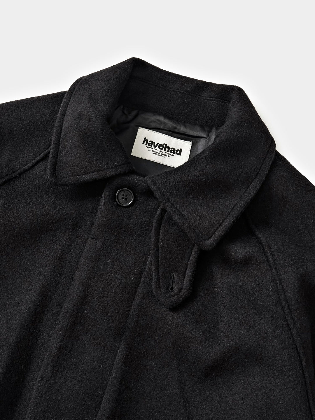 City Wool Half Coat (Black)