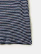 Classic Stripe Tee (Charcoal)