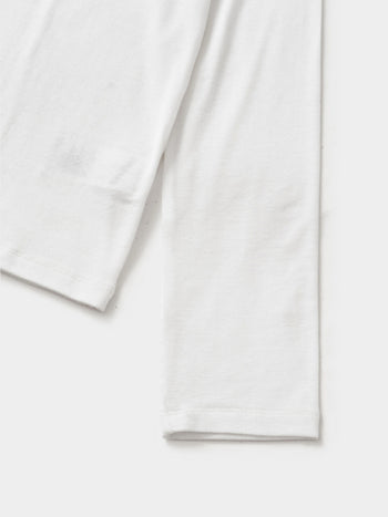 Essential Mock Neck Tee (Ivory)