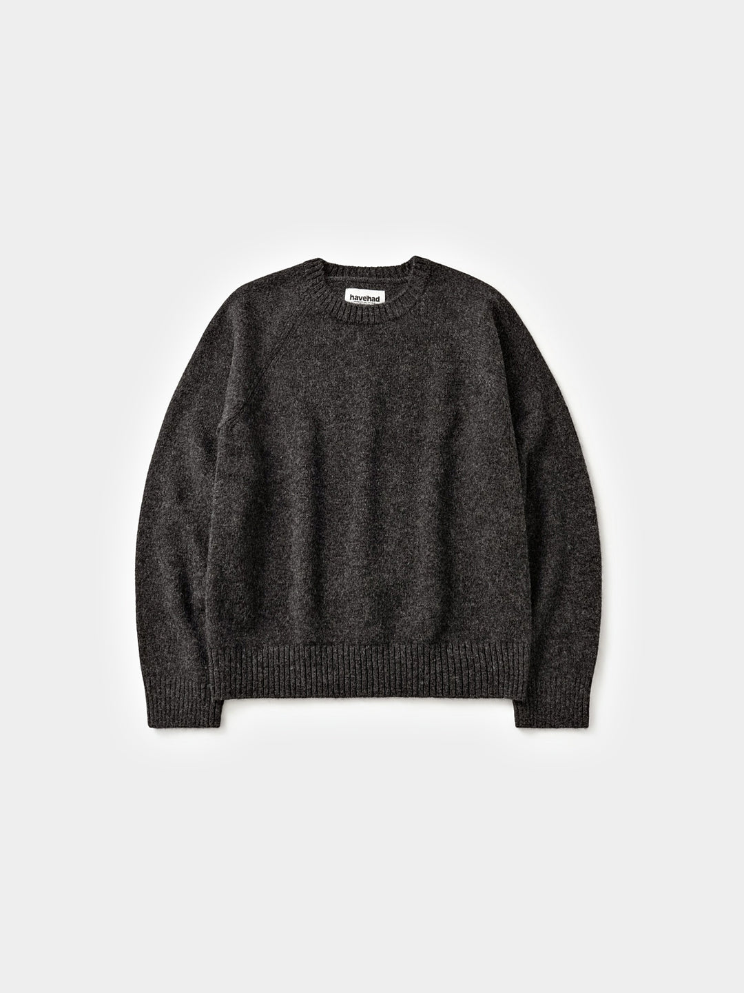 Shaggy Dog Round Knit (Charcoal)