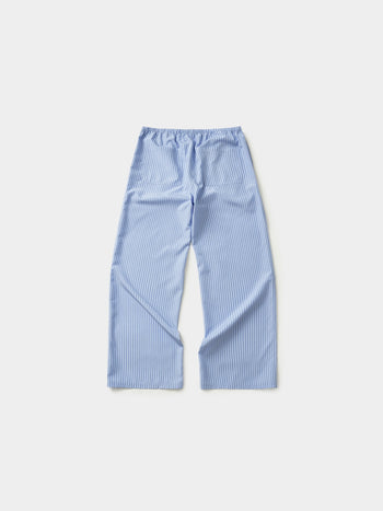 Easy Stripe Banding Pants (Stripe Blue)