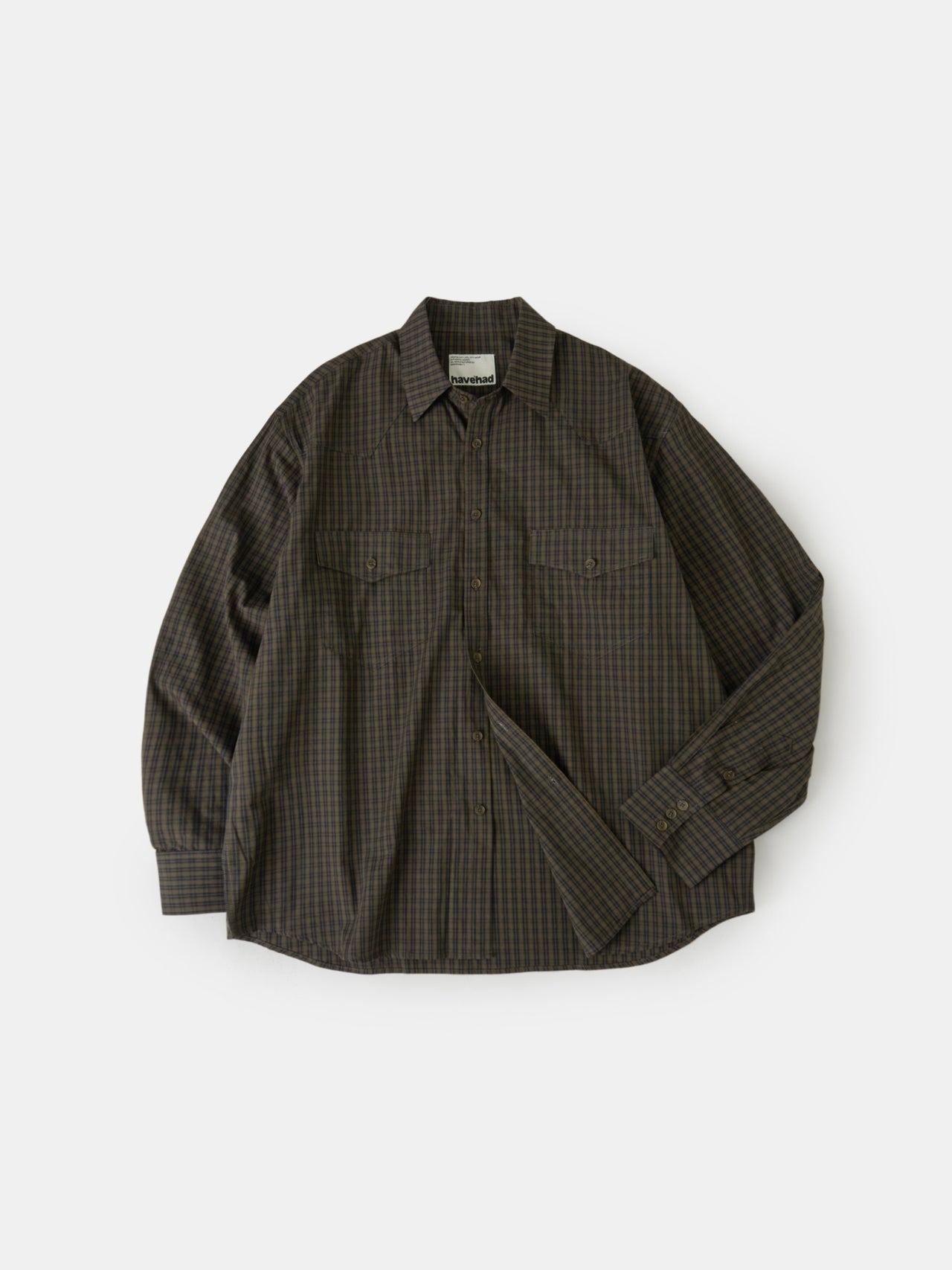 Classic Check Western Shirts (Brown)