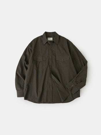 Classic Check Western Shirts (Brown)