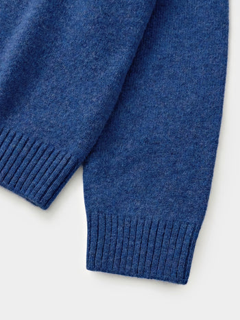 Shaggy Dog Round Knit (Blue)