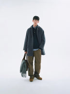 City Wool Half Coat (Navy)