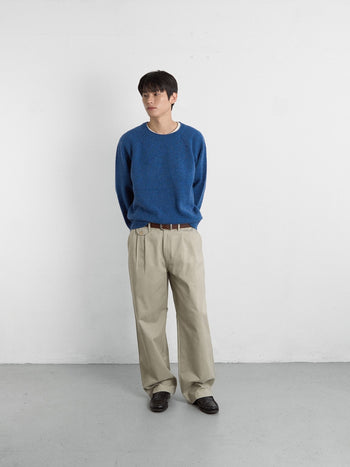Shaggy Dog Round Knit (Blue)