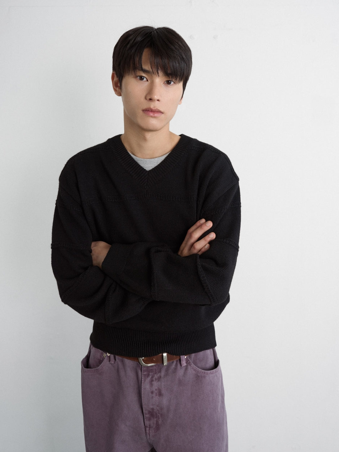 Coloured Denim Pants (Purple)