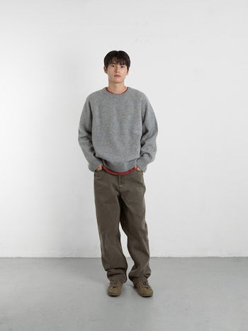 Shaggy Dog Round Knit (Grey)