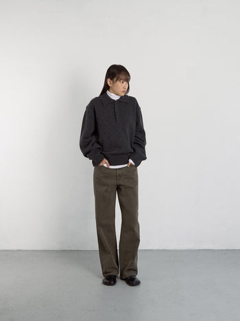 Coloured Denim Pants (Khaki)