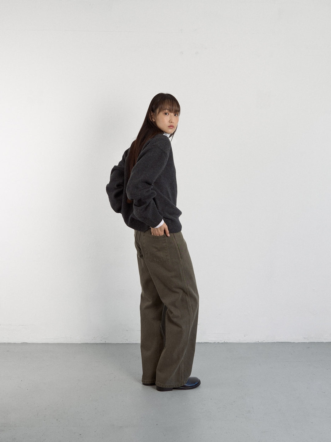 Coloured Denim Pants (Blue)