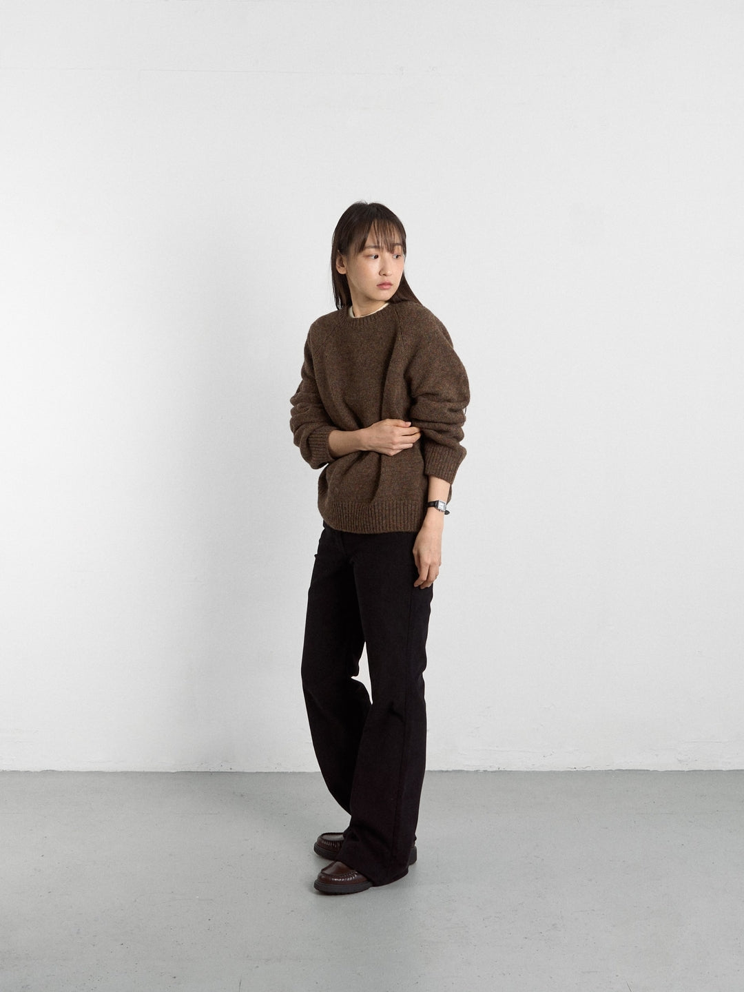 Flare Corduroy Pants (Black)