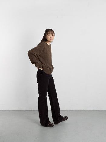 Flare Corduroy Pants (Navy)