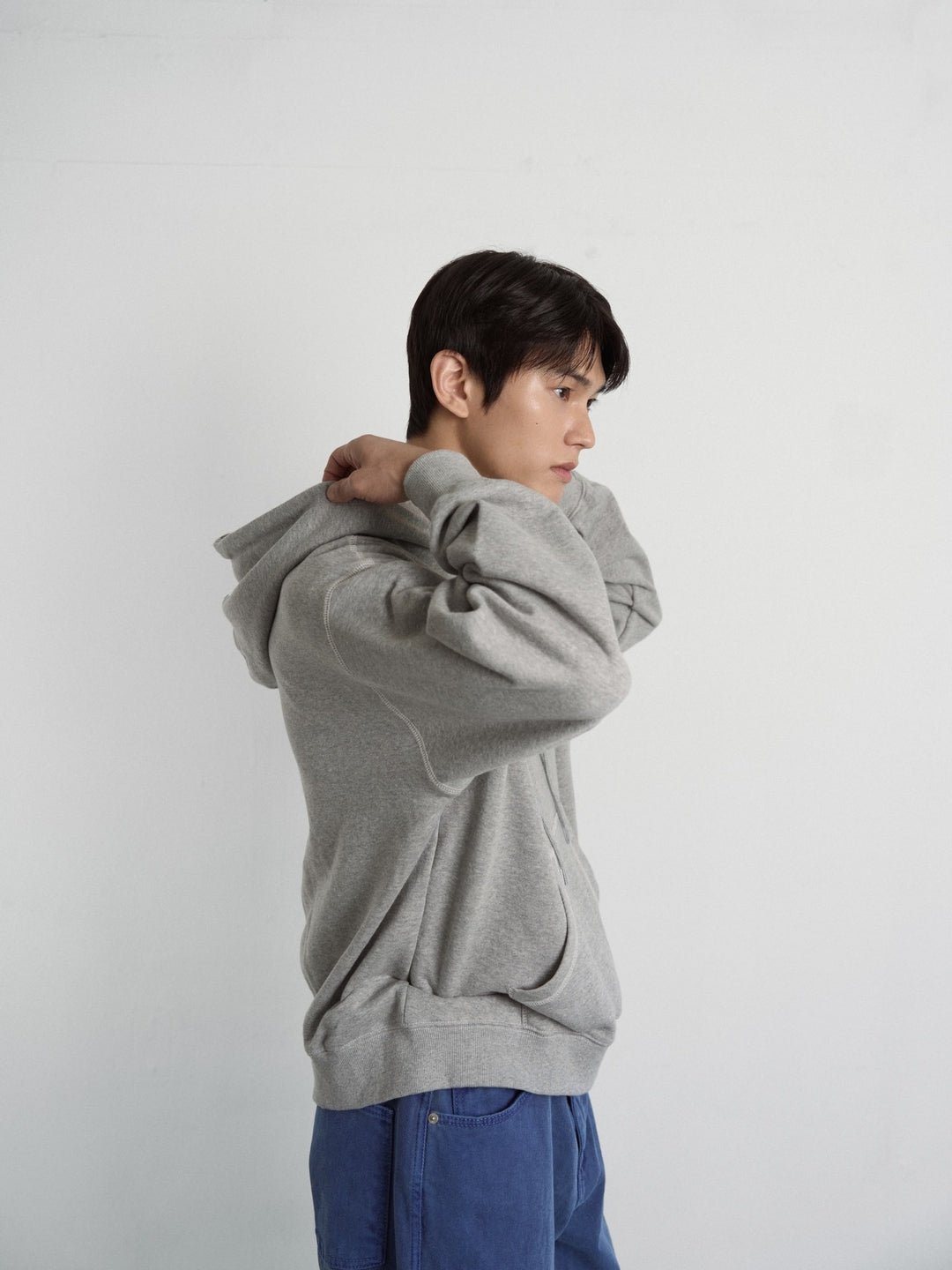 Vintage Sweat Hoodie (Melange Gray)