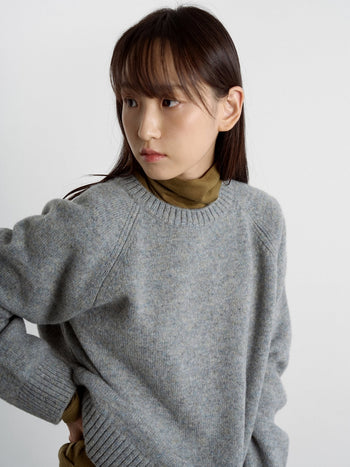 Essential Mock Neck Tee (Khaki)