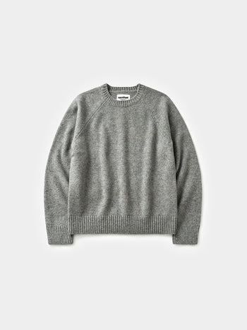 Shaggy Dog Round Knit (Grey)