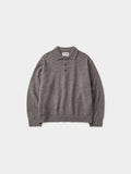 Shaggy Dog Collar Knit (Ash Brown)