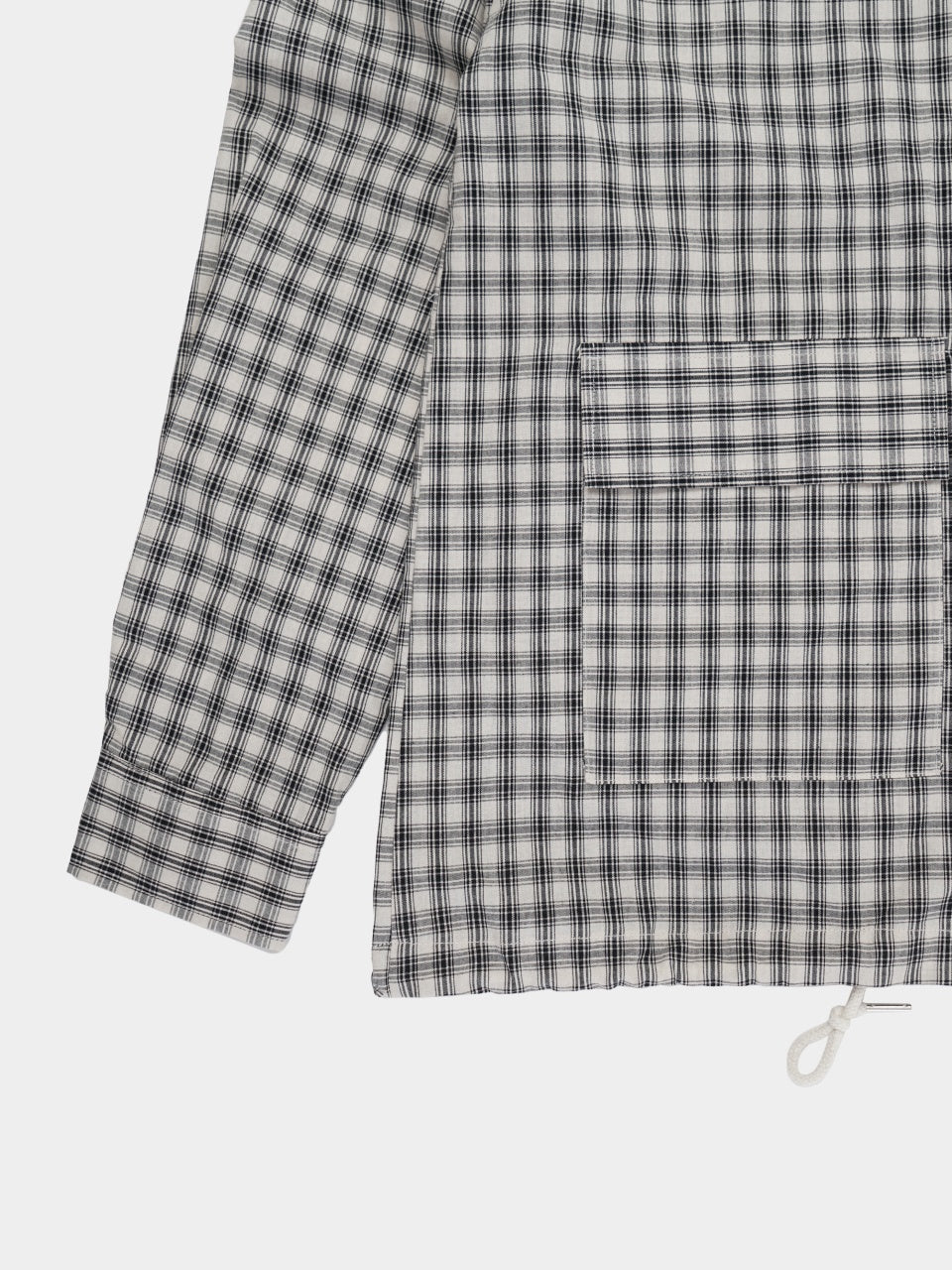 Classic Check String Shirts (Check Black)