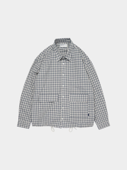 Classic Check String Shirts (Check Navy)