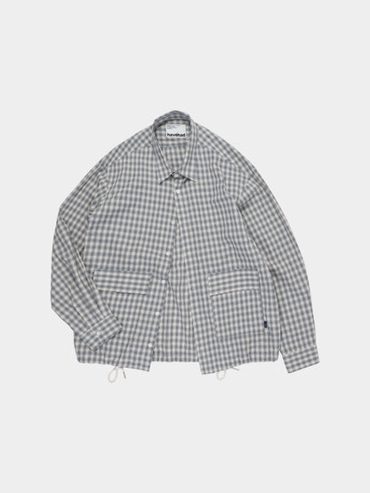 Classic Check String Shirts (Check Navy)