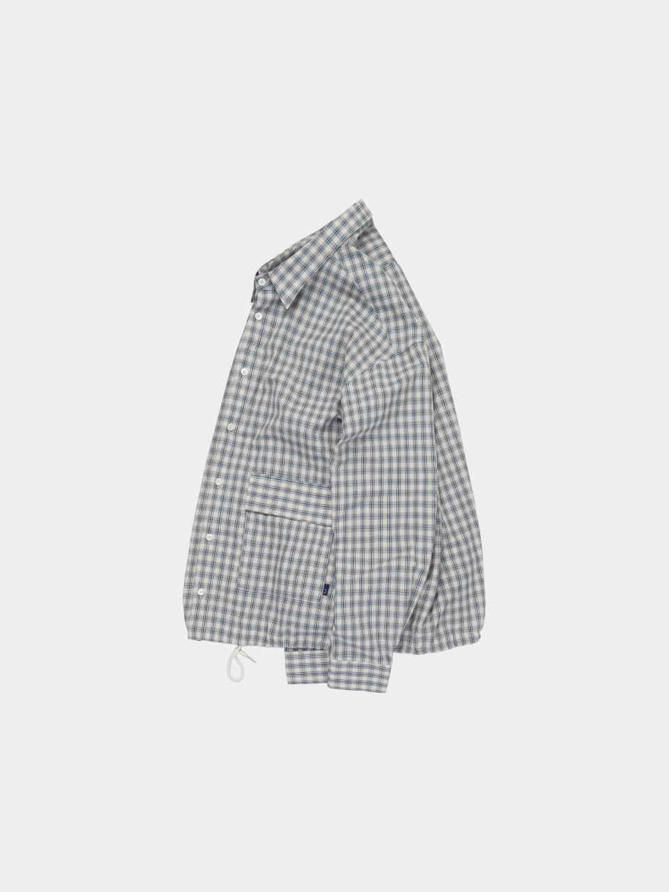 Classic Check String Shirts (Check Navy)