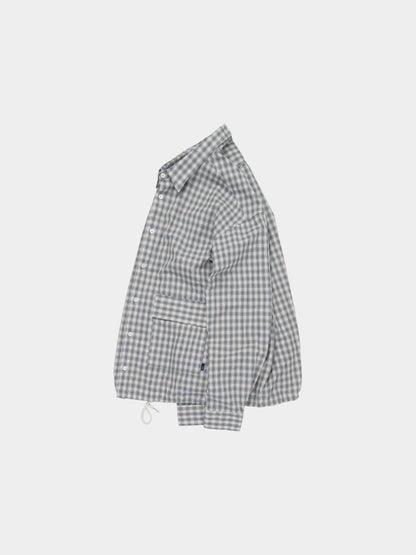 Classic Check String Shirts (Check Navy)