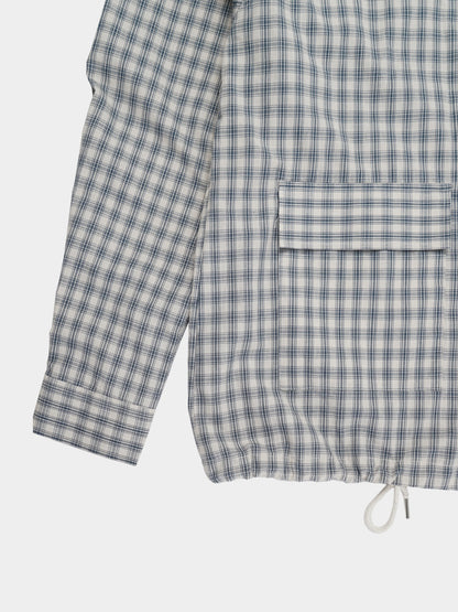 Classic Check String Shirts (Check Navy)