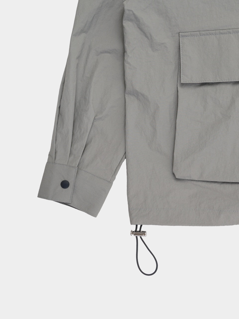 Comfort Light Shirts Jacket (Light Gray)