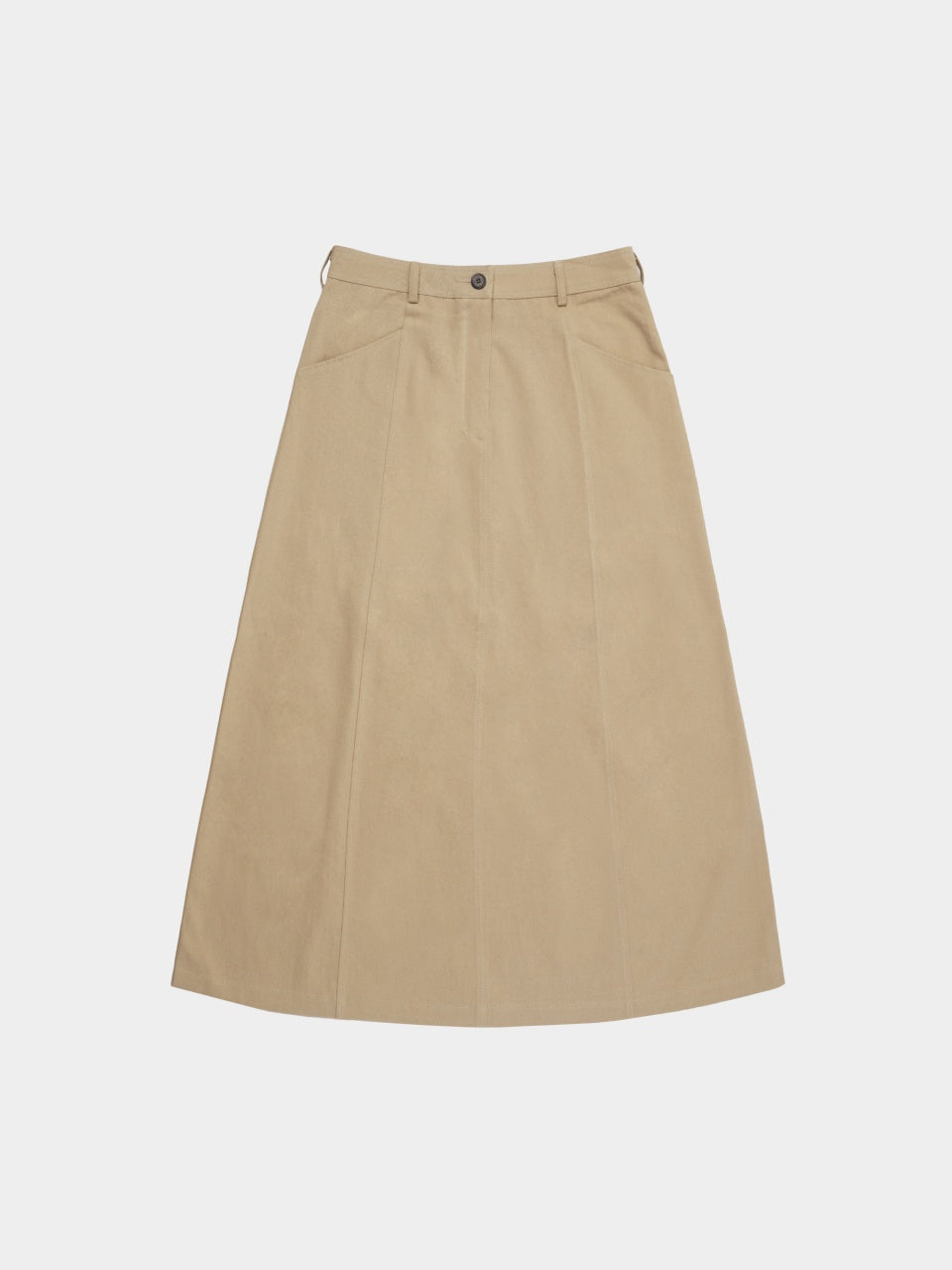 Utility Long Skirt (Beige)