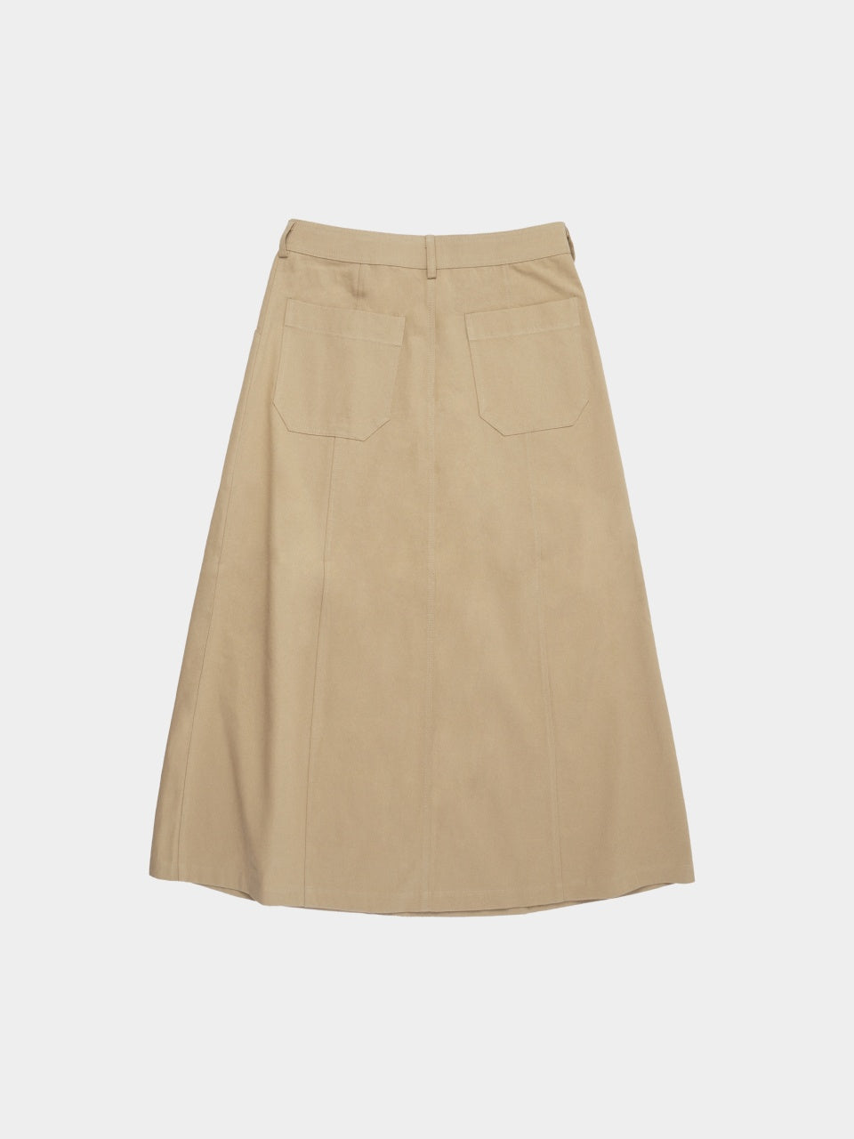 Utility Long Skirt (Beige)