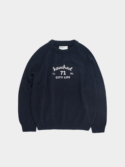 hvhd Classic Logo Sweater (Navy)