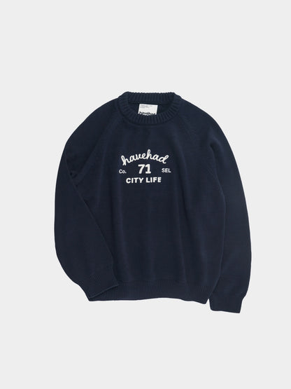 hvhd Classic Logo Sweater (Navy)