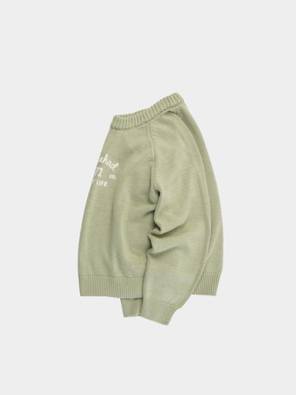 hvhd Classic Logo Sweater (Sage Green)