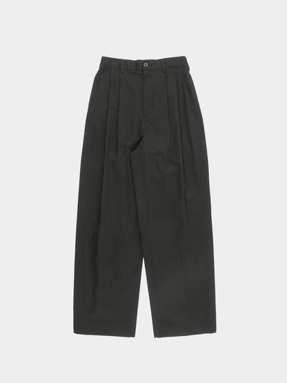 24fw City Worker Pin-tuck Trouser (Charcoal)