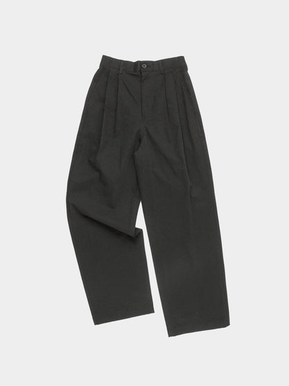 24fw City Worker Pin-tuck Trouser (Charcoal)