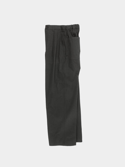 24fw City Worker Pin-tuck Trouser (Charcoal)