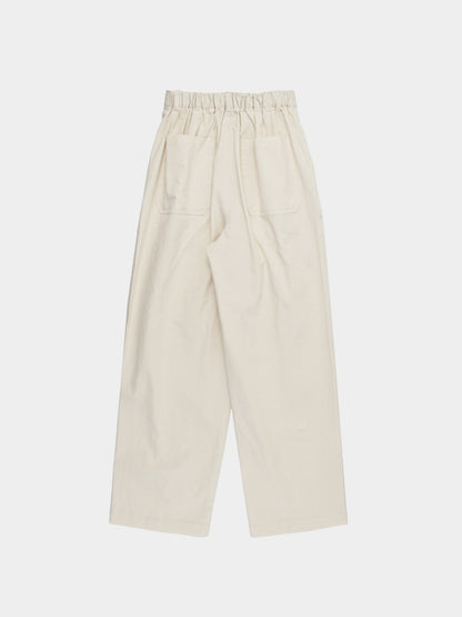 24fw City Worker Pin-tuck Trouser (Ecru)