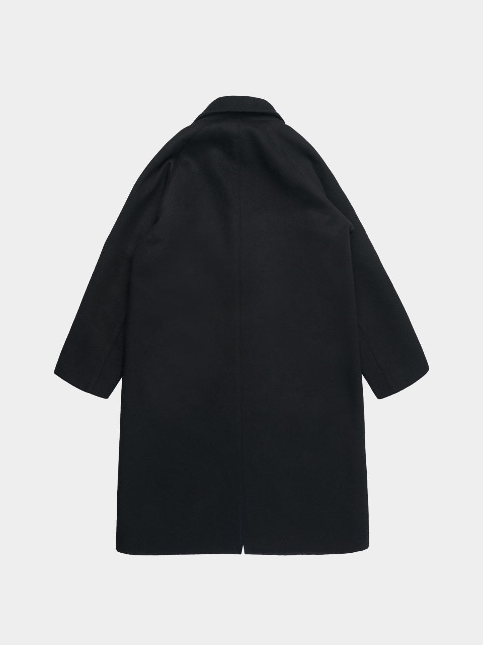 Oversize French Wool Coat (Black)