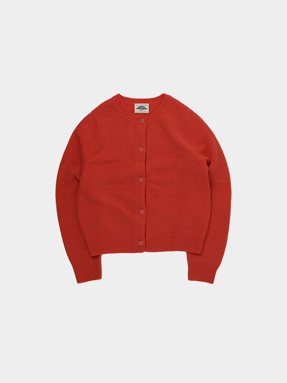 Women Cashmere Wool Cardigan (Red)