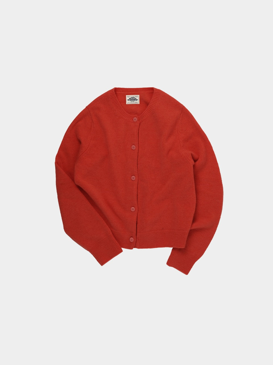 Women Cashmere Wool Cardigan (Red)