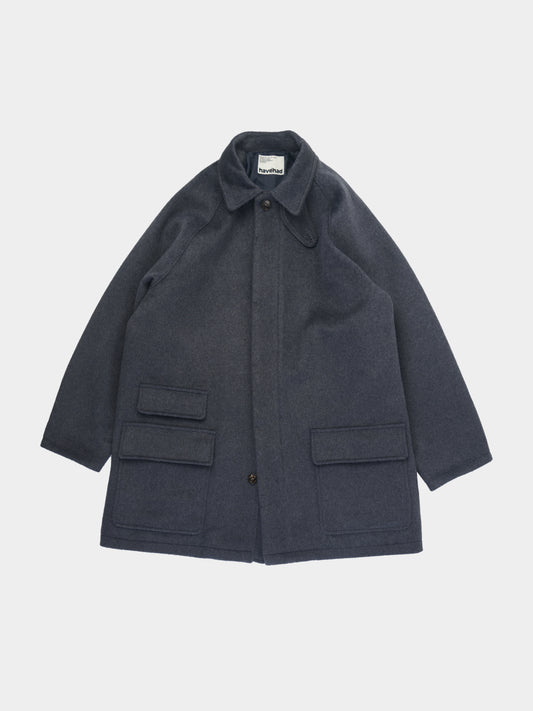 City Wool Half Coat (Charcoal)