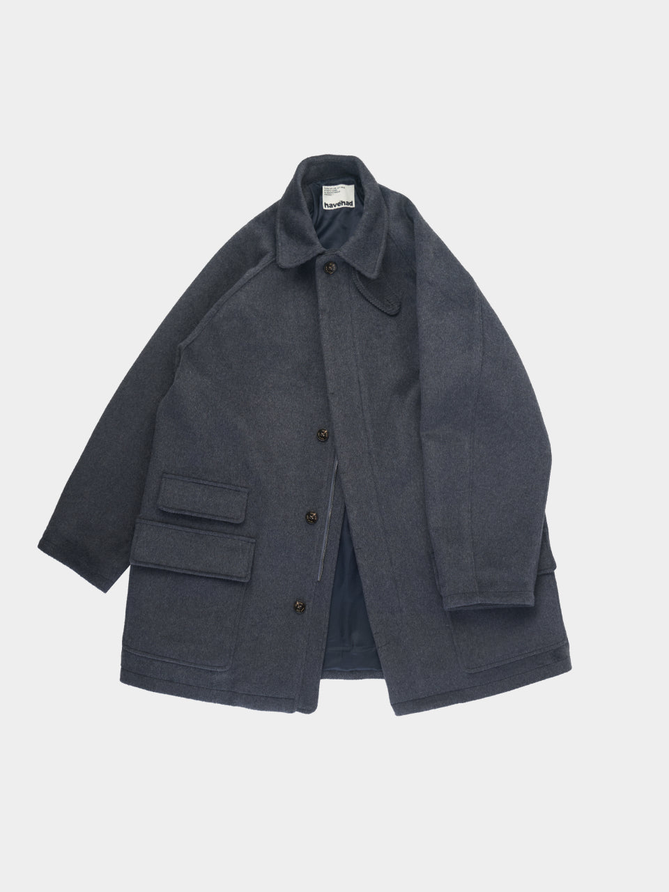 City Wool Half Coat (Charcoal)