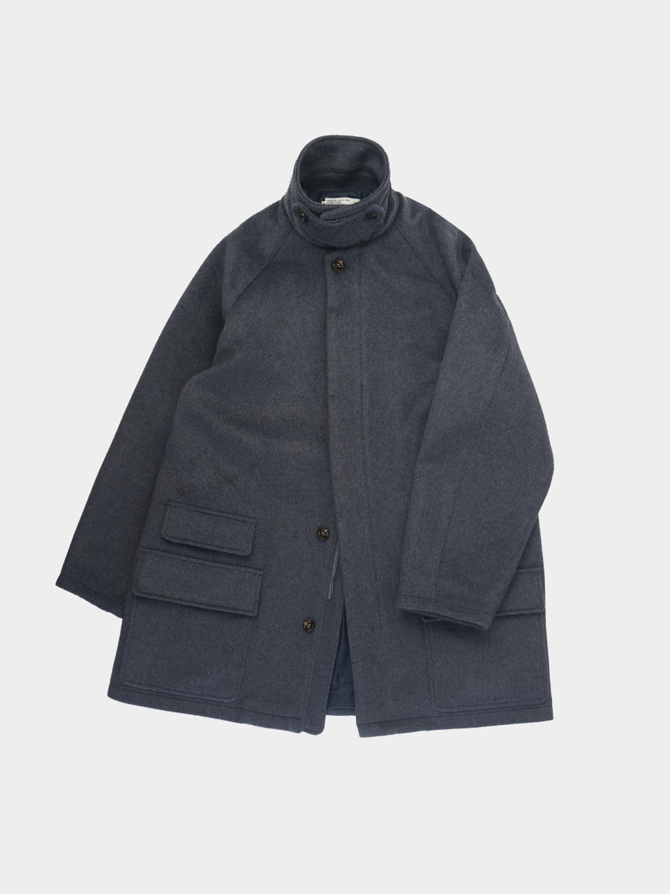 City Wool Half Coat (Charcoal)