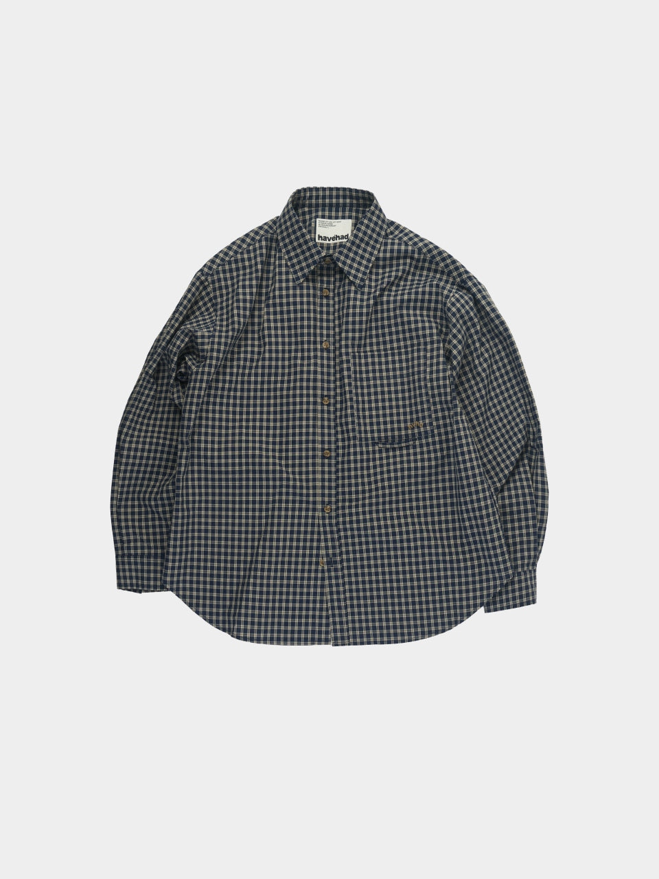 hvhd Logo Classic Check Shirts (Check Navy)